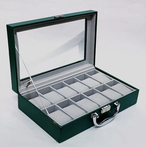 Relojera importada de 12 puestos ideal para conservar en buen estado los relojes