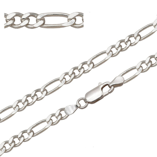 cadena en plata 3x1 de 60 cm 