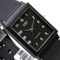 reloj casio dama MQ-27-1BDF en resina Negro original con garantia