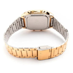 reloj casio vintage dorado digital telememo 