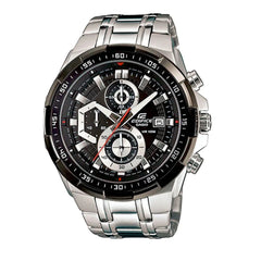efr-539d-1avudf reloj edifice acero fondo negro y bisel negro tamaño grande