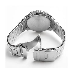 efr-539d-1avudf reloj edifice acero fondo negro y bisel negro tamaño grande