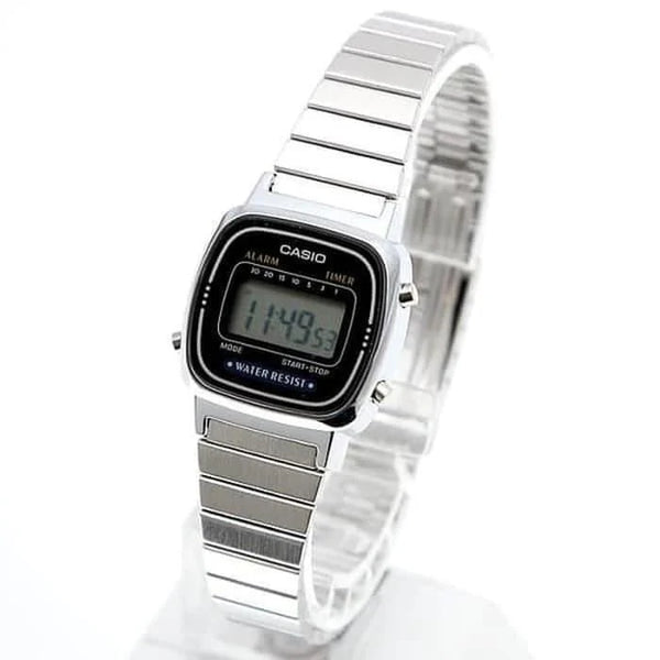 reloj casio digital retro dama pulso en acero