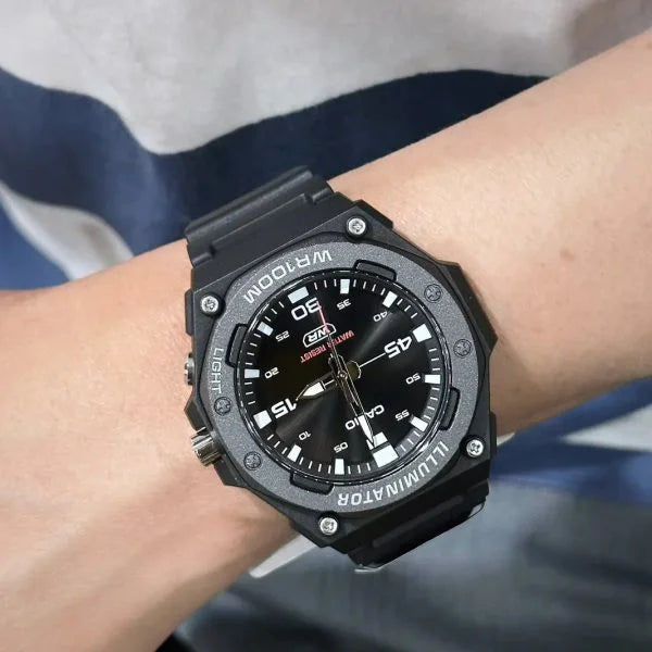 reloj casio analogo con luz MW-620H-1AVDF, resistente al agua