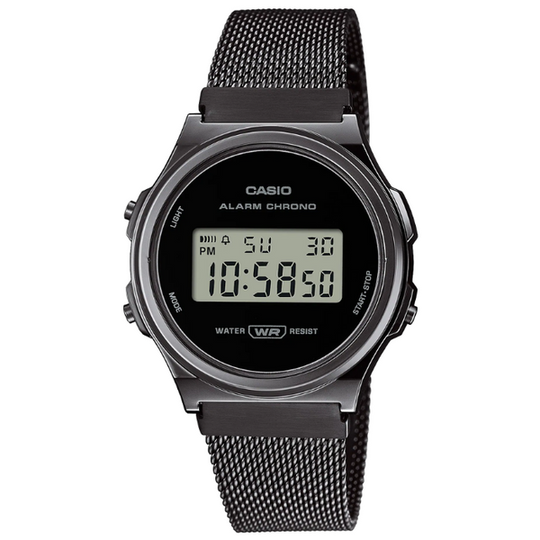 Reloj Casio Unisex a171wemb 1A Pulso malla Negro