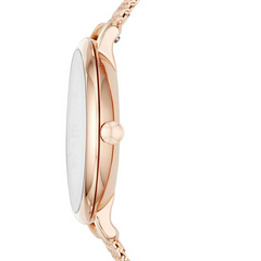 reloj fossil oro rosa dama en pulso malla acero inoxidable