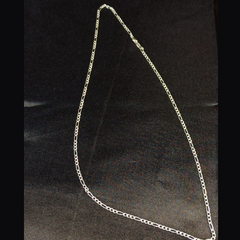 Cadena de plata Tejido 3x1 cartier 50cm